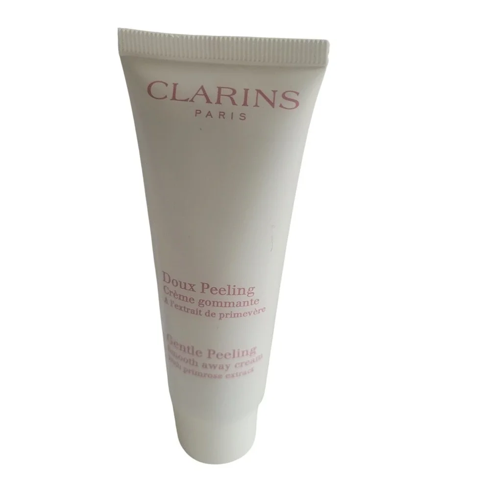 Clarins Gentle Peeling Smooth Away Cream with Primrose Extract 1.7 oz 50ml NEW